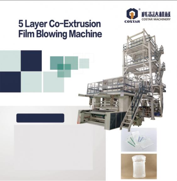 5 Layer Co-Extrusion Film Blowing Machine